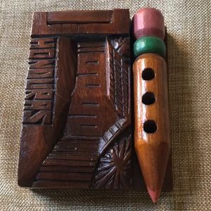 Honduras hand carved memo/note pad
